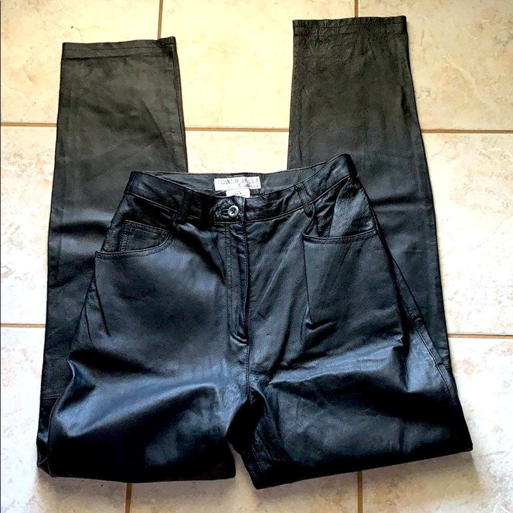 Leather Pants Black
